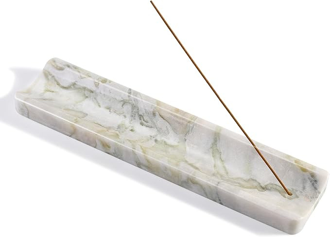 Koville Marble Incense Holder, Incense Holder for Sticks, Incense Sticks Holder Ash Catcher for M... | Amazon (US)