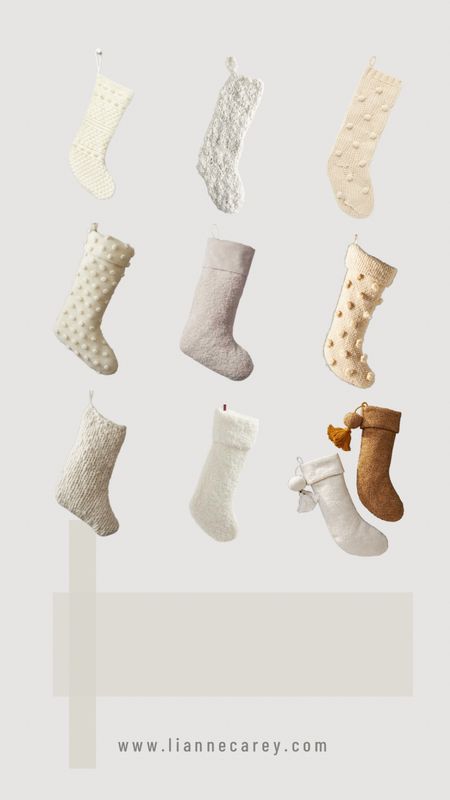 My favorite #neutralchristmas stockings  

#LTKHoliday #LTKSeasonal #LTKhome