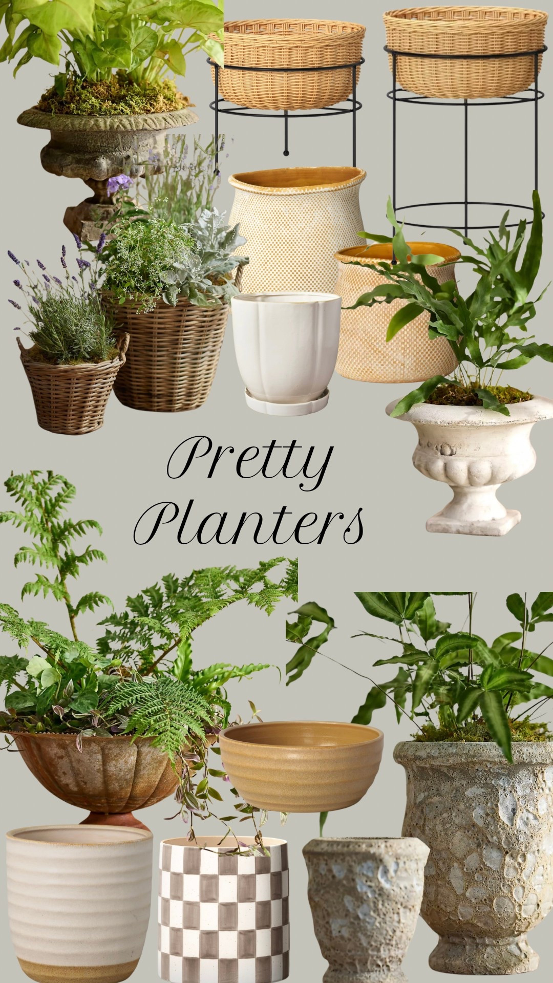 A round-up of some of my favorite planters! ✨