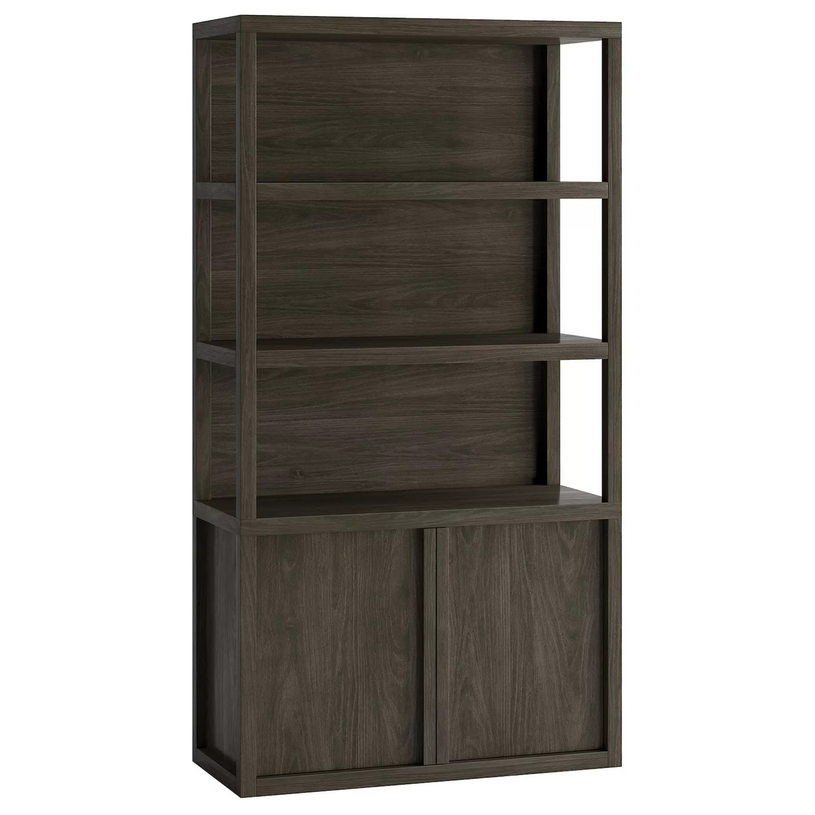 Finley & Sloane 67.5"" Tall Rectangular Bookcase, Alder Brown | Kohl's