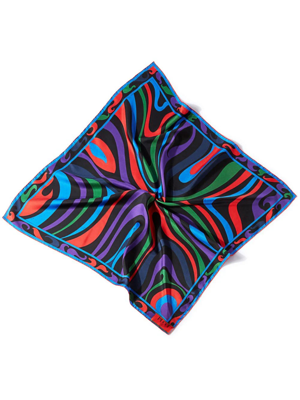 PUCCI Marmo-print silk scarf - Purple | Farfetch Global