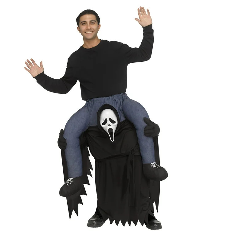 Halloween Carry Me Ghostface Unisex Adult Costume from Fun World, One Size Fits Most | Walmart (US)