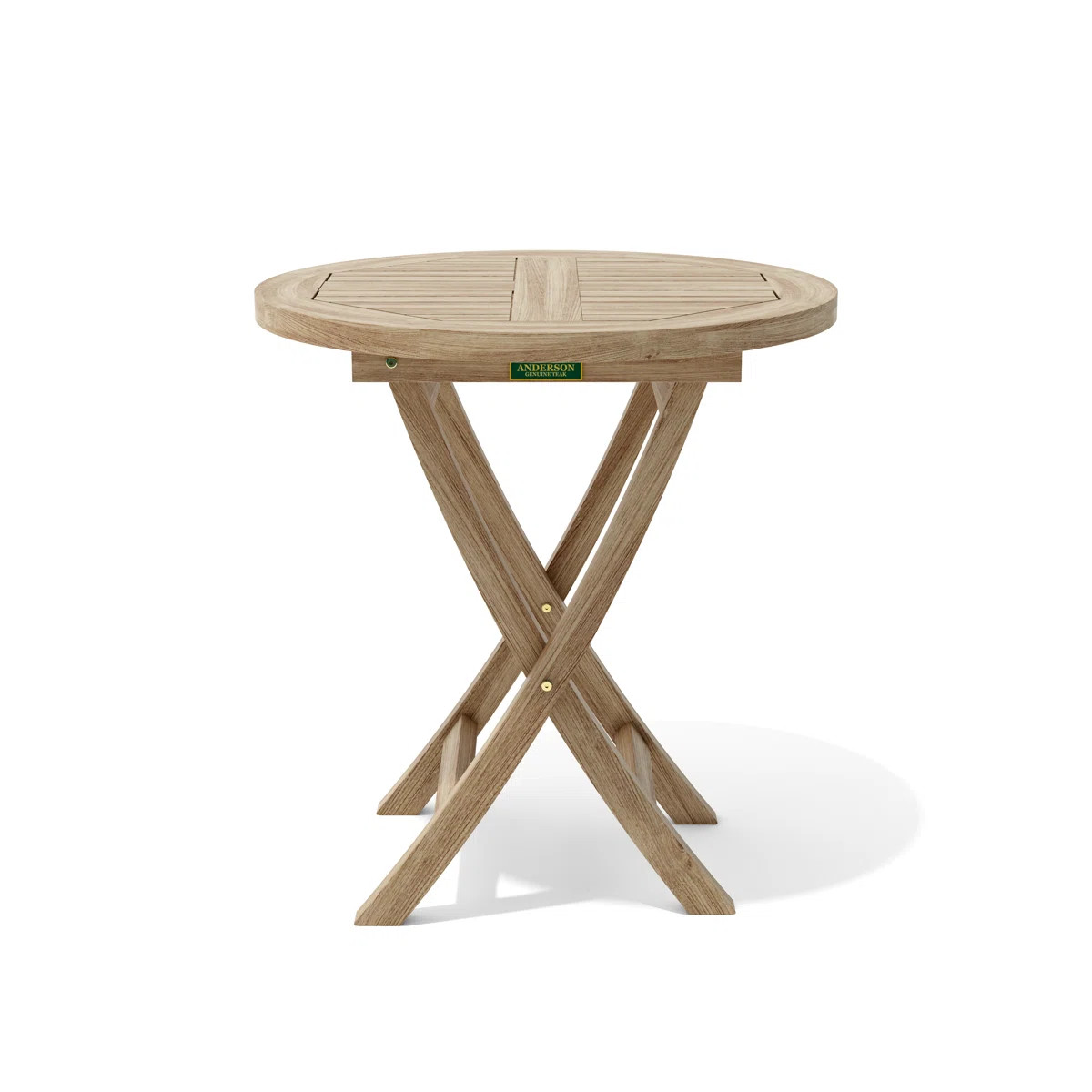 Bahama Outdoor Round Teak Bistro Table | Perigold