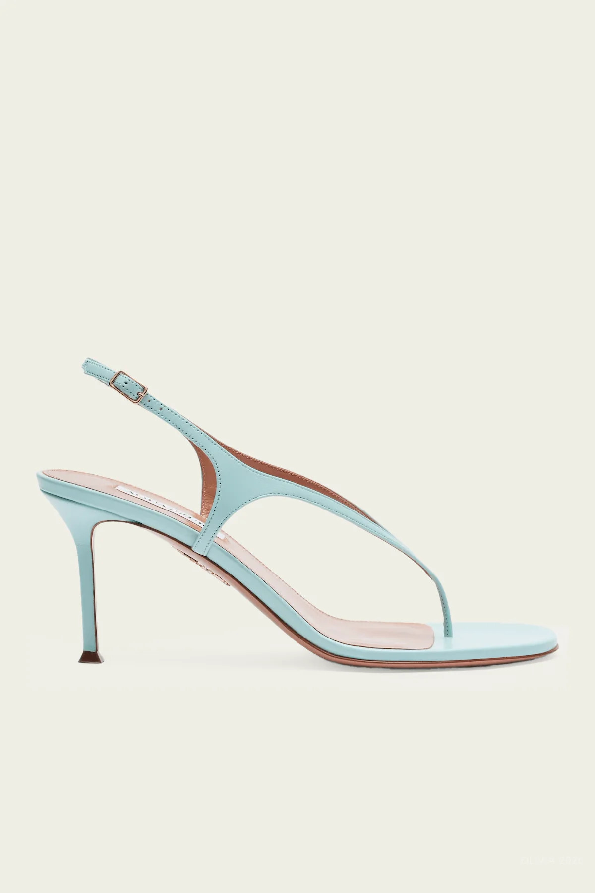 Bikini Thong Sandal 75 in Seabreeze - Blue US 10.5 | Shop Olivia
