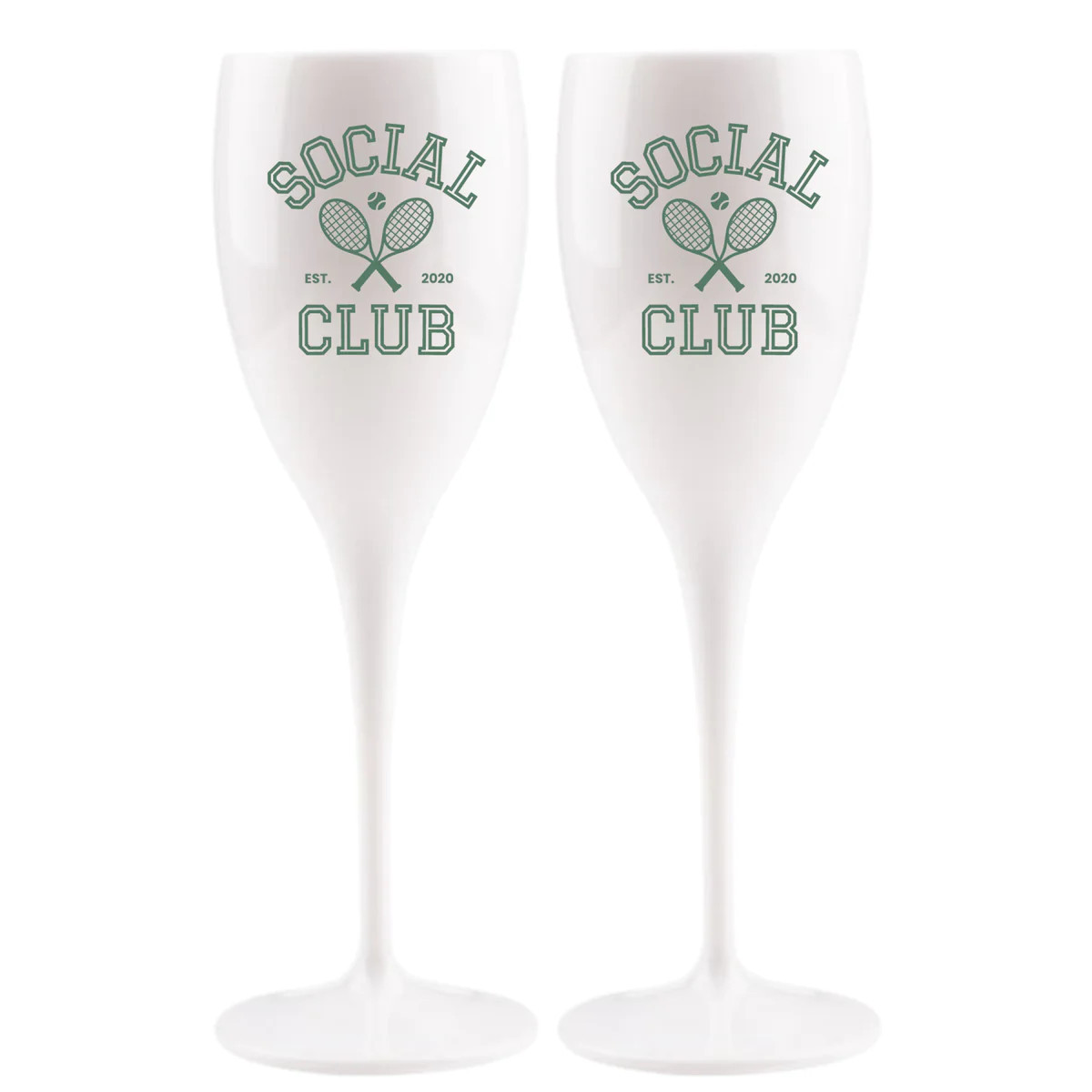 Social Club Flutes (Set of 2) | Tart By Taylor