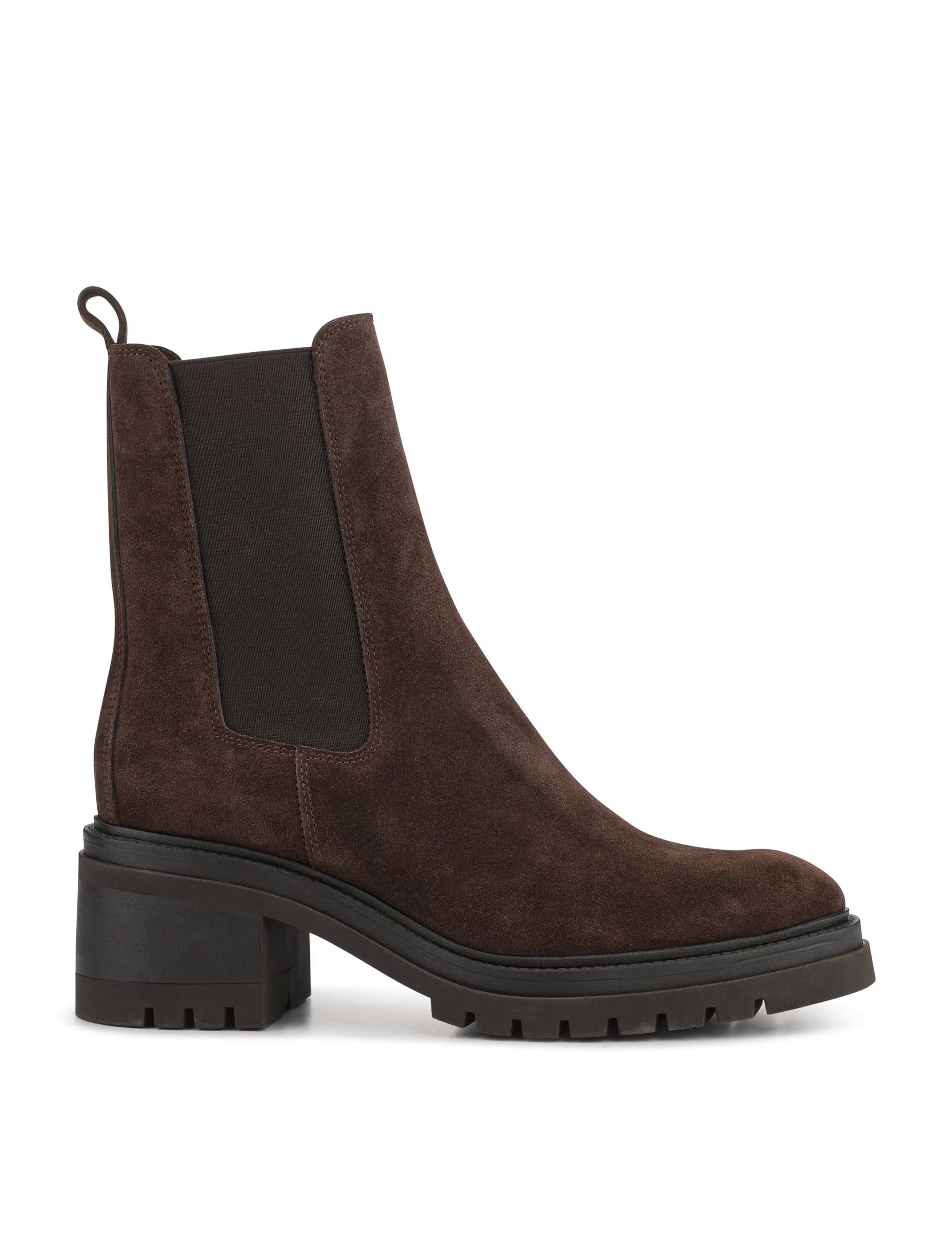 Suede Block Heel Chelsea Boots | Marks & Spencer (UK)