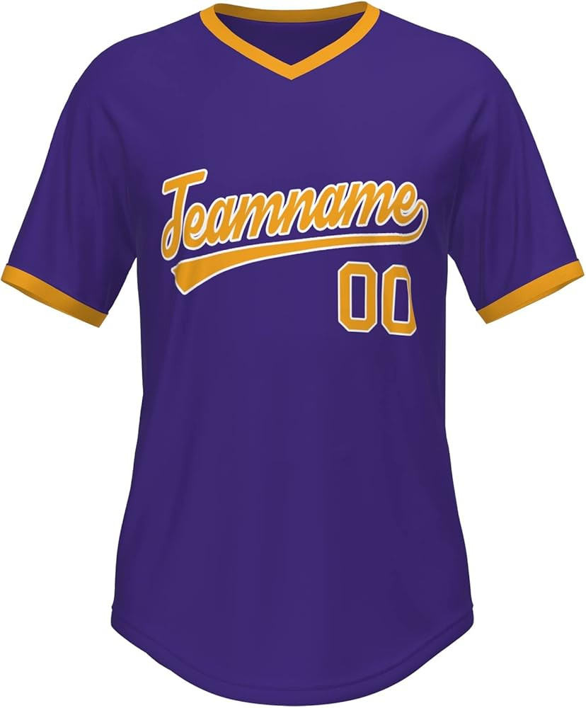 Custom Baseball Jersey Stitched/Printed Personanlized Hip Hop Shirts Sports Uniform for Men/Women... | Amazon (US)