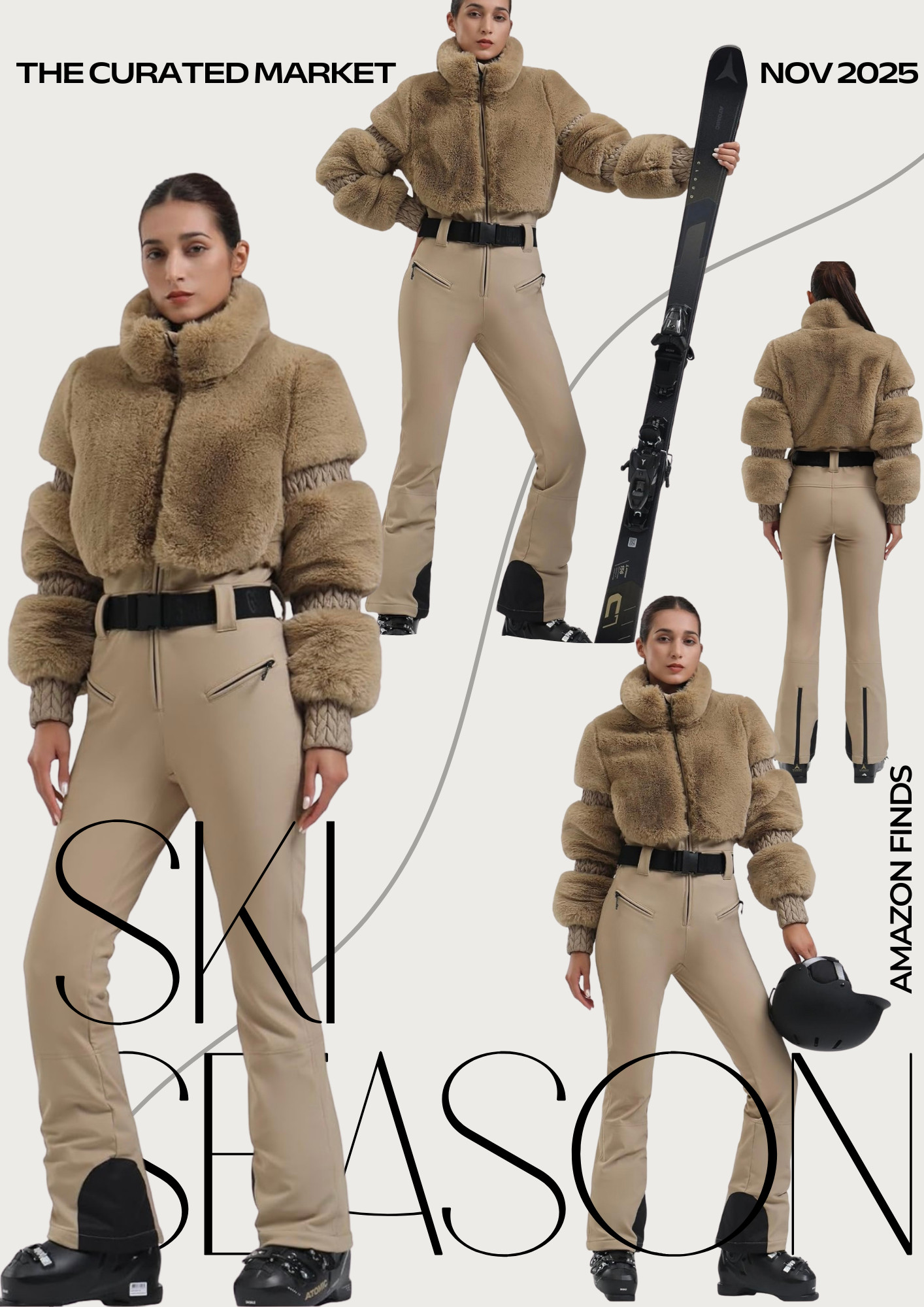 I’ve been on the hunt for a chic, high quality ski suit without the luxury price tag and I found her This faux fur one-piece from Amazon is giving serious Luxury designer vibes without the guilt (yes, it’s animal-friendly faux!). 

The reviews are amazing warm, water resistant, flattering, and actually comfortable for a full day on the slopes or après-ski.

✨ Comes in multiple colors: classic camel, sleek black, soft pink, and bold rose red
✨ Great quality for the price perfect if you're trying to spend smarter this season like I am.

📌 If ski season is on your radar, add this to your short list. I just ordered mine and will do a full review once it arrives!

#LTKWinterStyle #AffordableSkiStyle #DesignerLookForLess #FauxFurSkiSuit #SkiStyleOnABudget #AmazonSkiFinds #LTKGiftGuide #WinterFashion2025 

 #LTKGiftGuide #LTKOver40 #LTKStyleTip