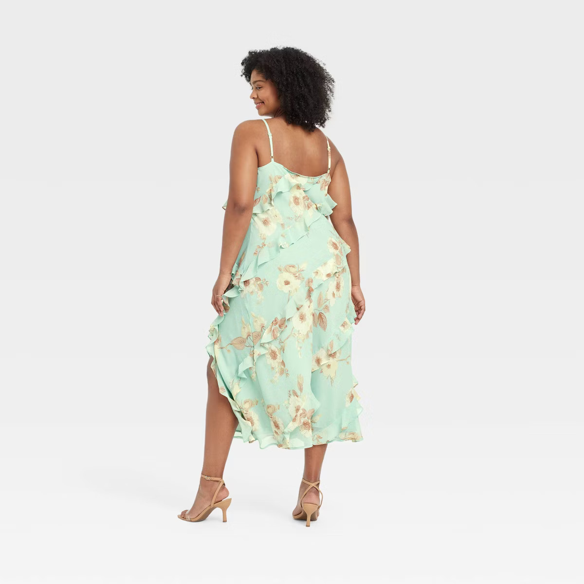 Women's Ruffle Maxi Slip Dress - A New Day™ | Target