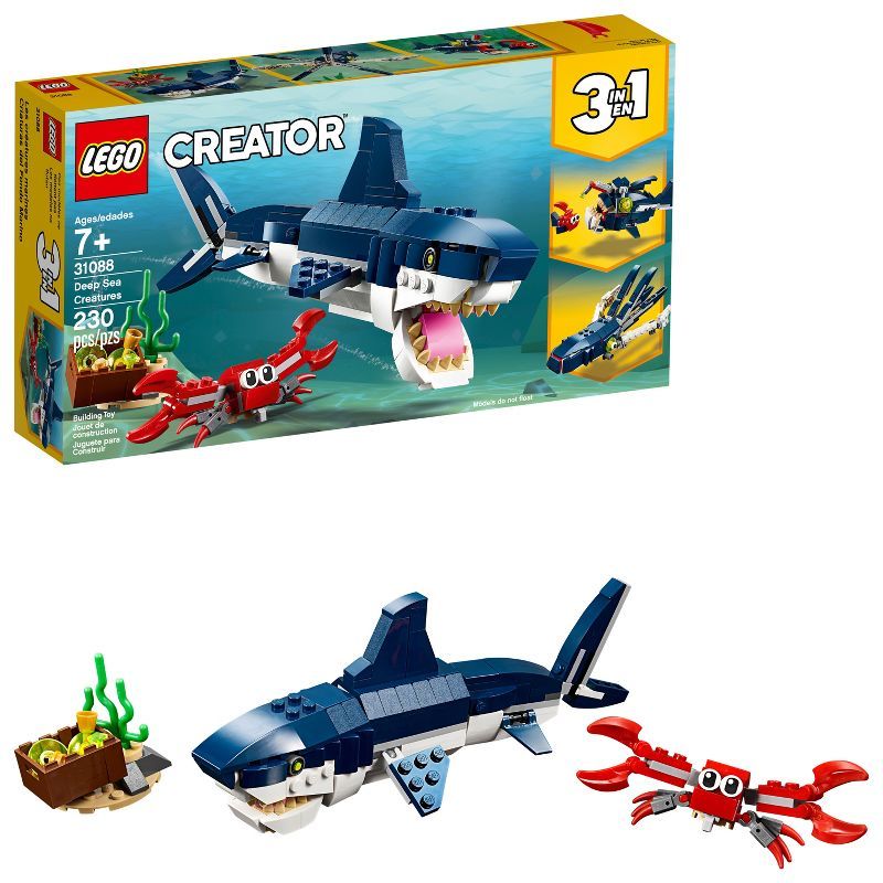 LEGO Creator Deep Sea Creatures Building Kit Sea Animal Toys for Kids 31088 | Target