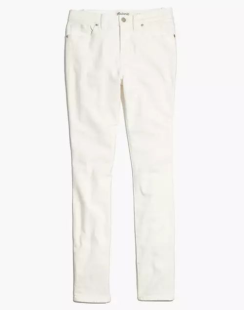 9" High-Rise Skinny Jeans in Pure White | Madewell