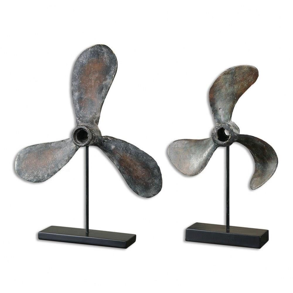 Propellers - 20.5 inch Sculpture (Set of 2) - 16 inches wide by 4 inches deep | Amazon (US)