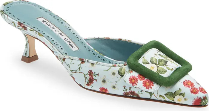 Maysalebi Buckle Pointed Toe Mule (Women) | Nordstrom