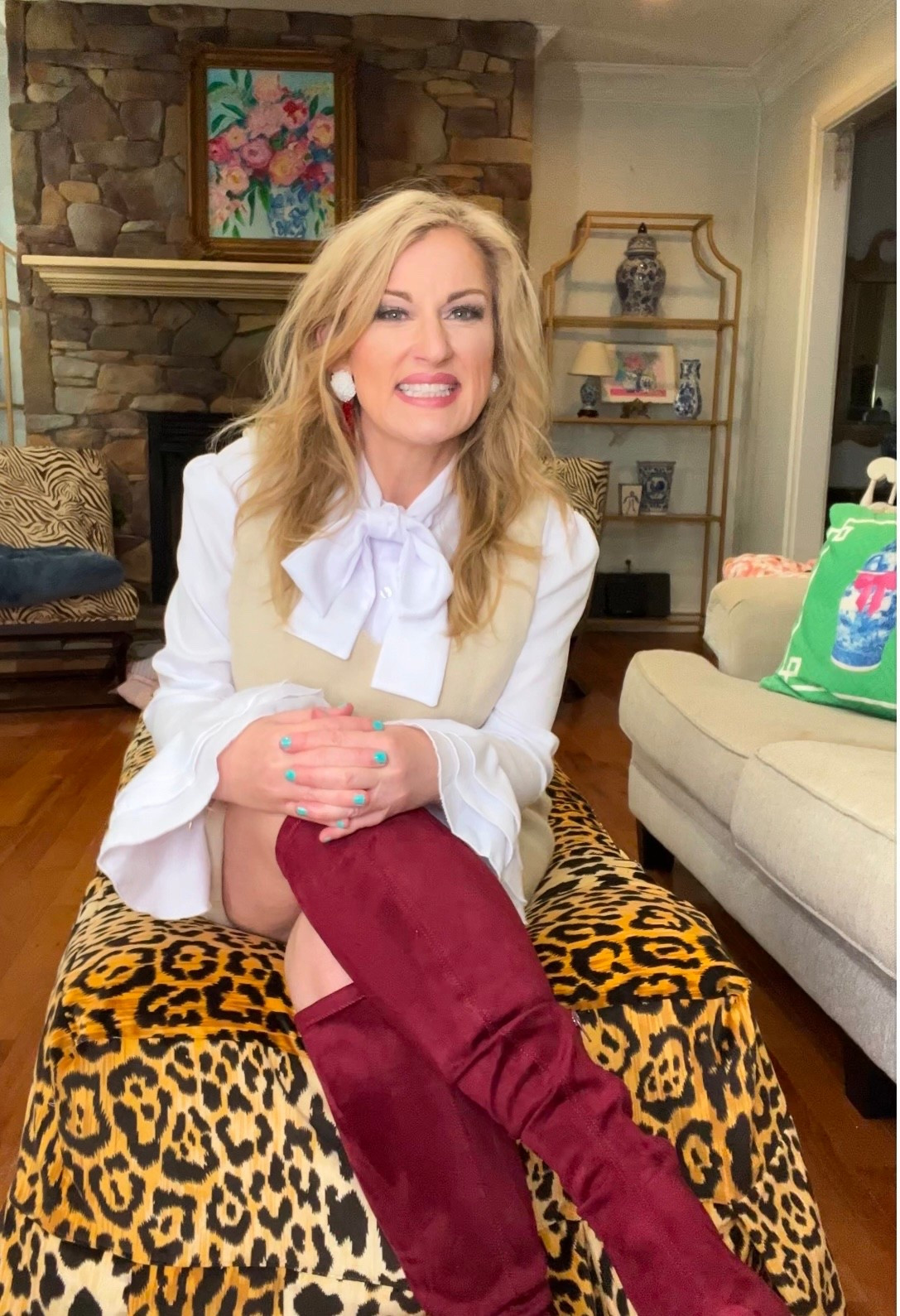 Watercress and bow blouse 

#LTKFindsUnder50 #LTKOver40 #LTKStyleTip