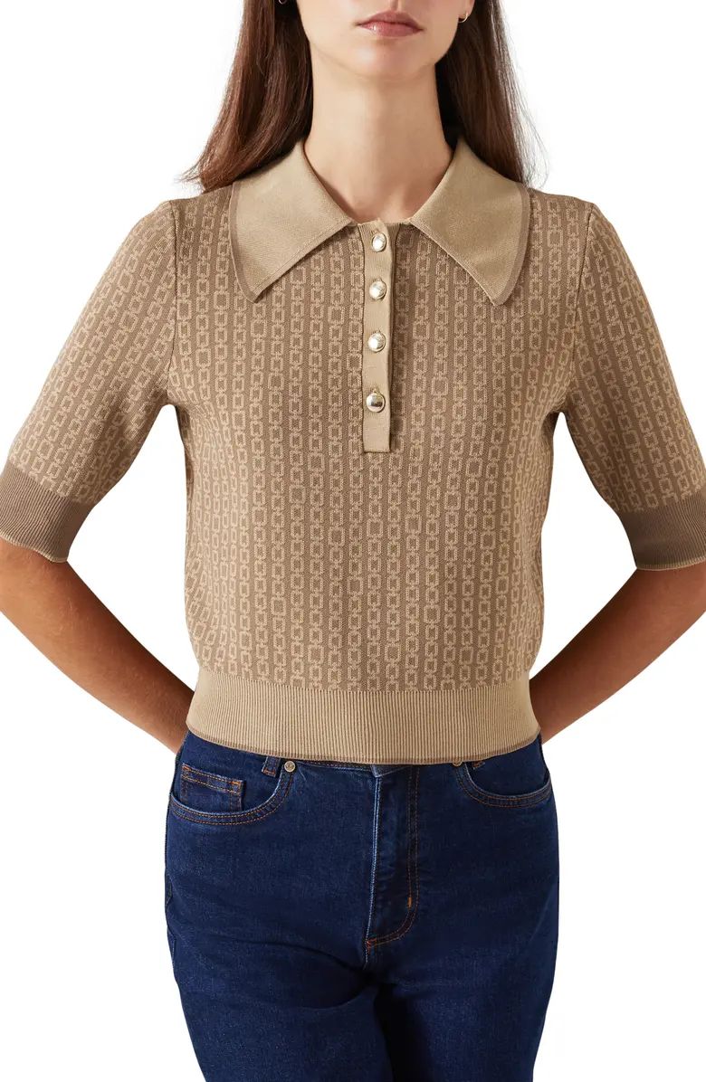 LK Bennett Rosey Short Sleeve Sweater | Nordstrom | Nordstrom