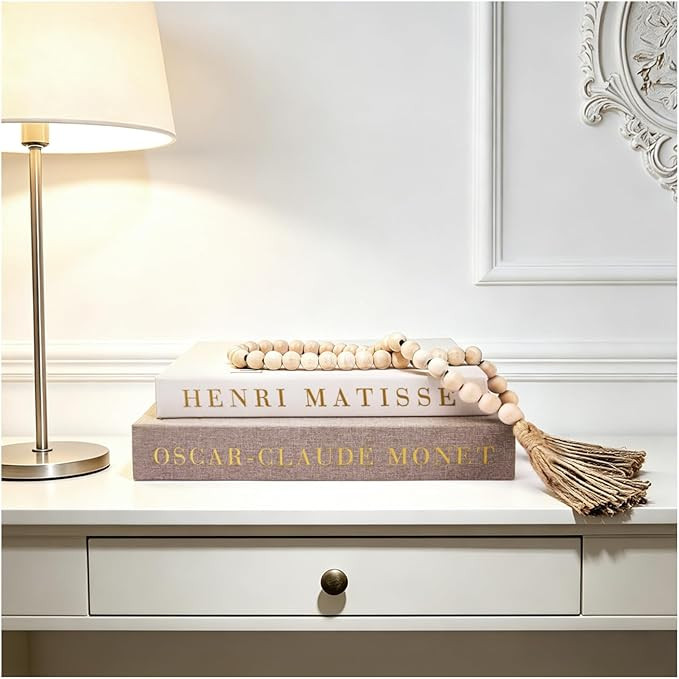 Decorative Books for Home Decor, Coffee Table Decor with Linen White Books Stack Bookshelf, Fake ... | Amazon (US)