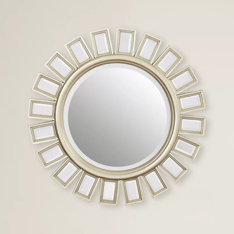 Sunburst Beveled Wall Mirror | Wayfair North America