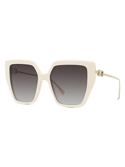 55MM Logo Butterfly Sunglasses | Saks Fifth Avenue