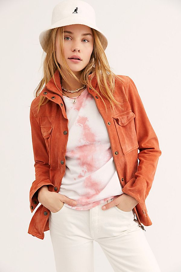 Kimberly Suede Shirt Jacket | Free People (Global - UK&FR Excluded)