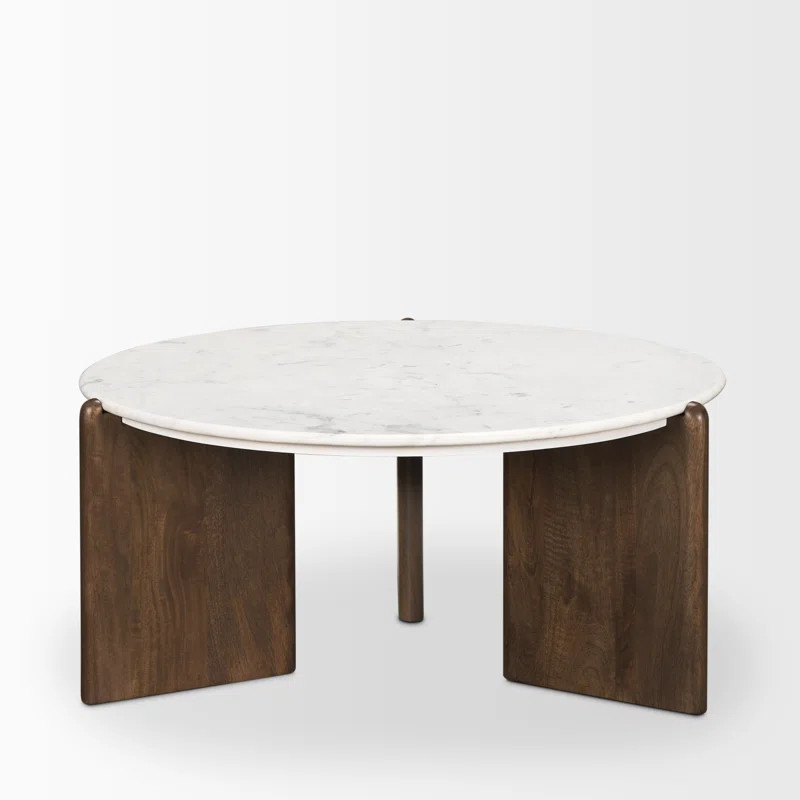 Brecken Genuine Marble Coffee Table | Wayfair North America