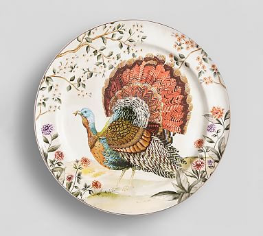Botanical Harvest Turkey Serving Platter | Pottery Barn (US)
