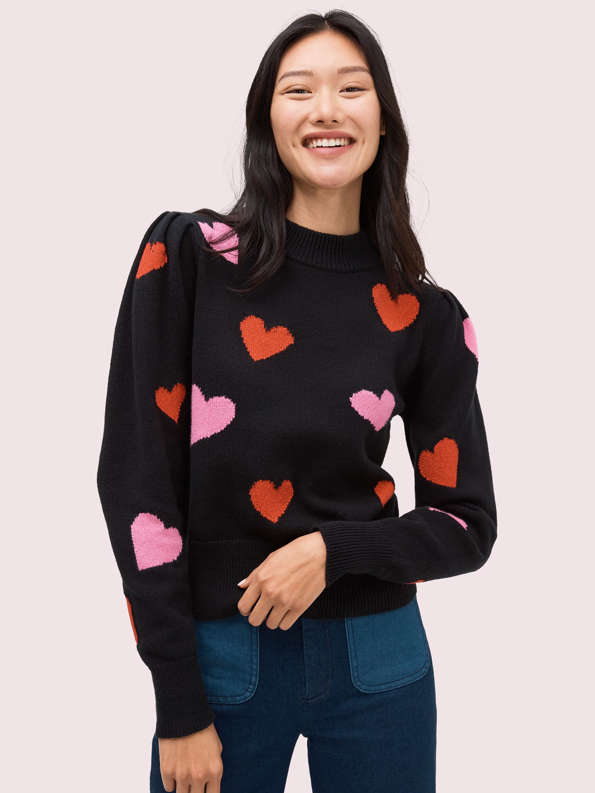 hearts mockneck sweater | Kate Spade (US)