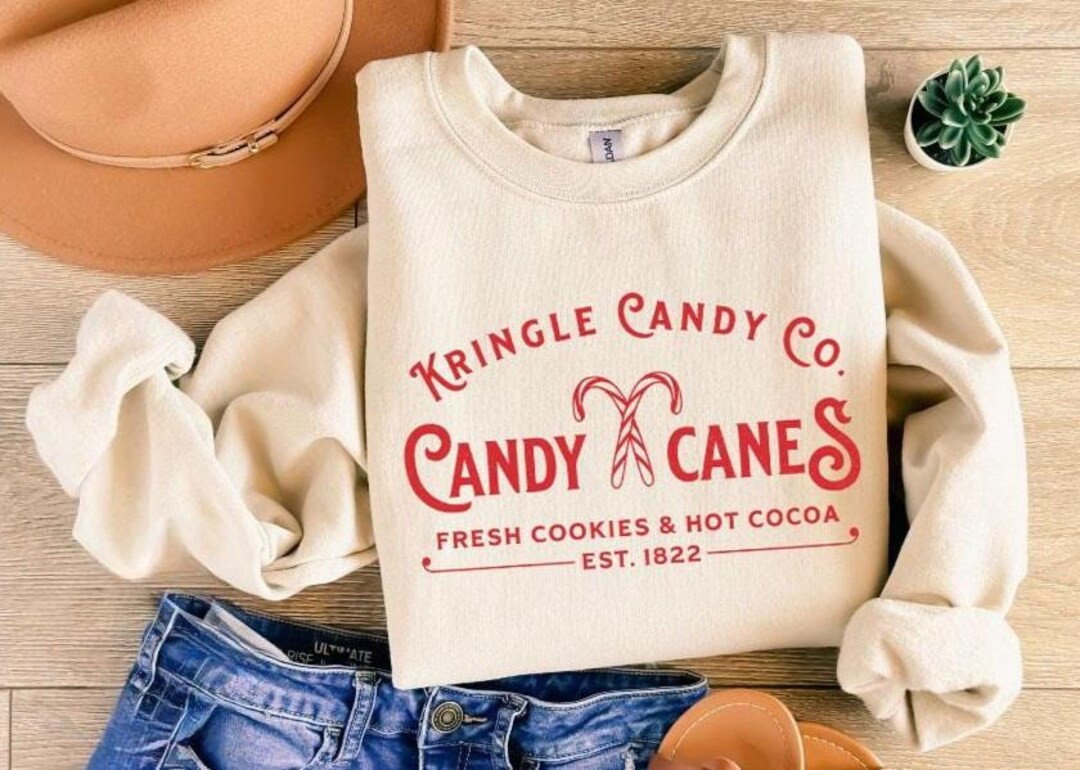 Kringle Candy Co Christmas Shirt, Candy Cane Shirt, Candy Cane Tshirt, Christmas Candy Shirt, Win... | Etsy (US)