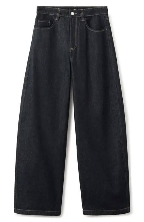 MANGO Mid Rise Balloon Jeans in Open Blue at Nordstrom, Size 12 | Nordstrom
