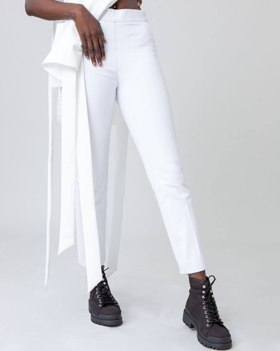 On-the-Go Ankle Slim Straight Pant with Silver Lining Technology | Spanx