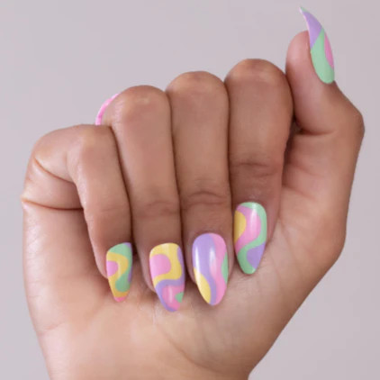 Swirly Press-on Nails | PaintLab