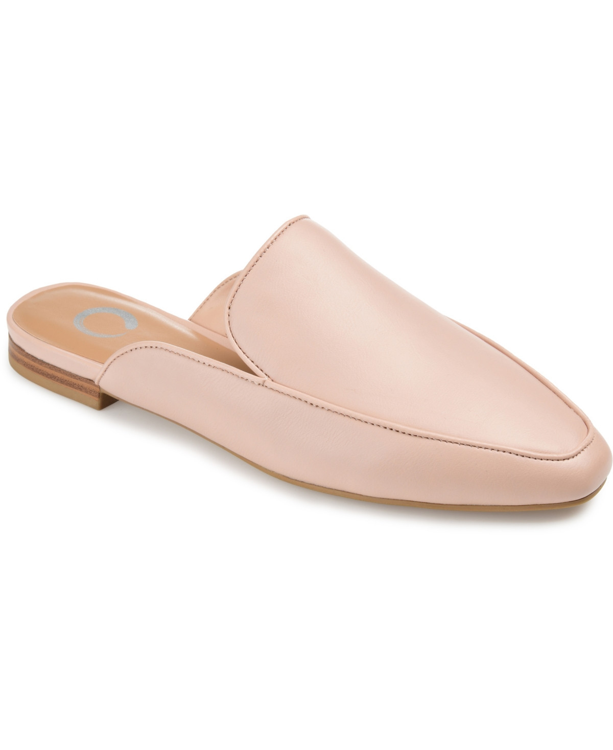 Journee Collection Women's Akza Slip On Mules - Blush | Macy's