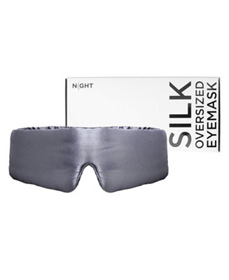 NIGHT Silk Sleep Mask, Oversized - Eye Mask, Machine Washable - Macy's | Macy's