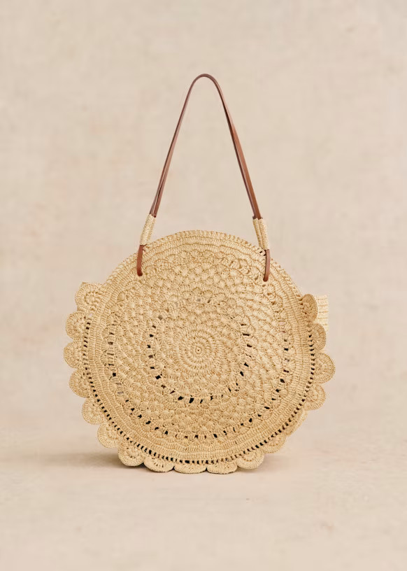 Jude basket - Natural Raffia  - Raffia - Sézane | Sezane Paris