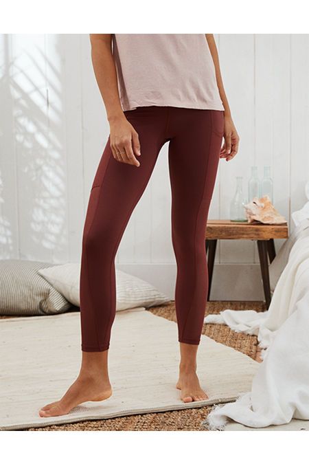 Aerie Move High Waisted Pocket 7/8 Legging | American Eagle Outfitters (US & CA)