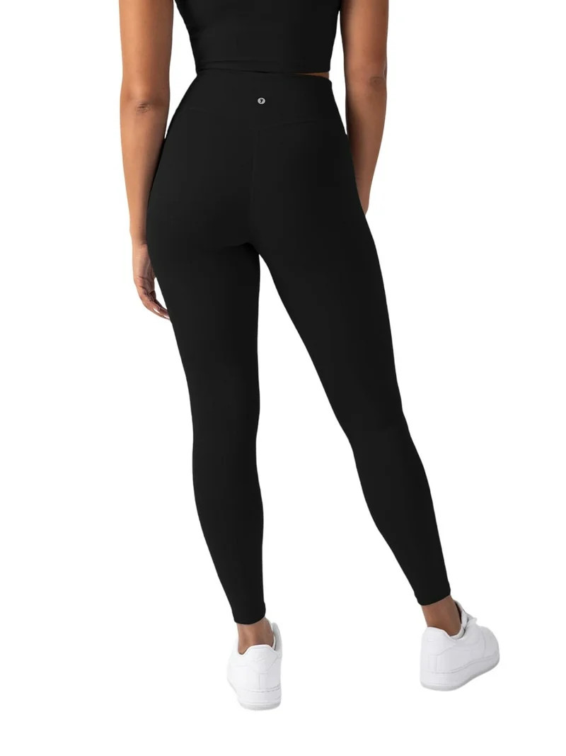 YITTY Active Women's UltraLuxe High-Waist Legging, Athleisure, 4-Way-Stretch, Iconic Black, M, Sh... | Walmart (US)