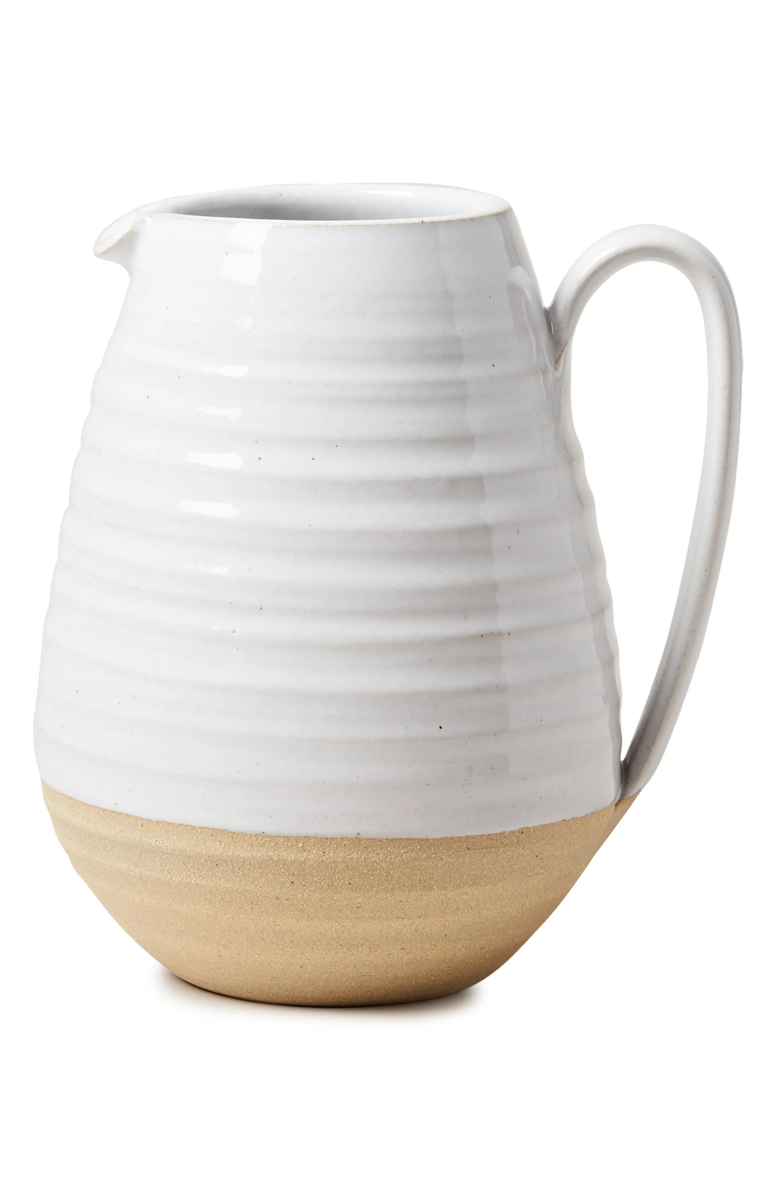 Farmhouse Pottery Large Farmer's Pitcher in Brown at Nordstrom | Nordstrom