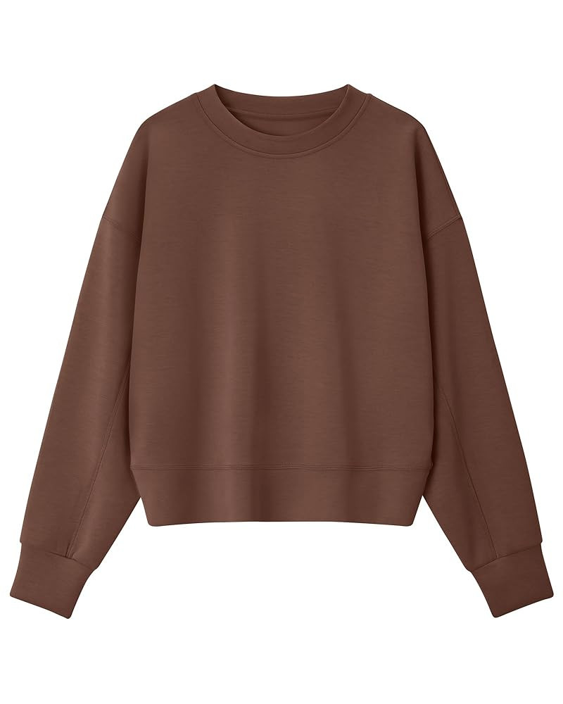 G4Free Smoofit Modal Soft Women's Sweatshirts Long Sleeve Crewneck Pullover Loose Fit Casual Tops | Amazon (US)