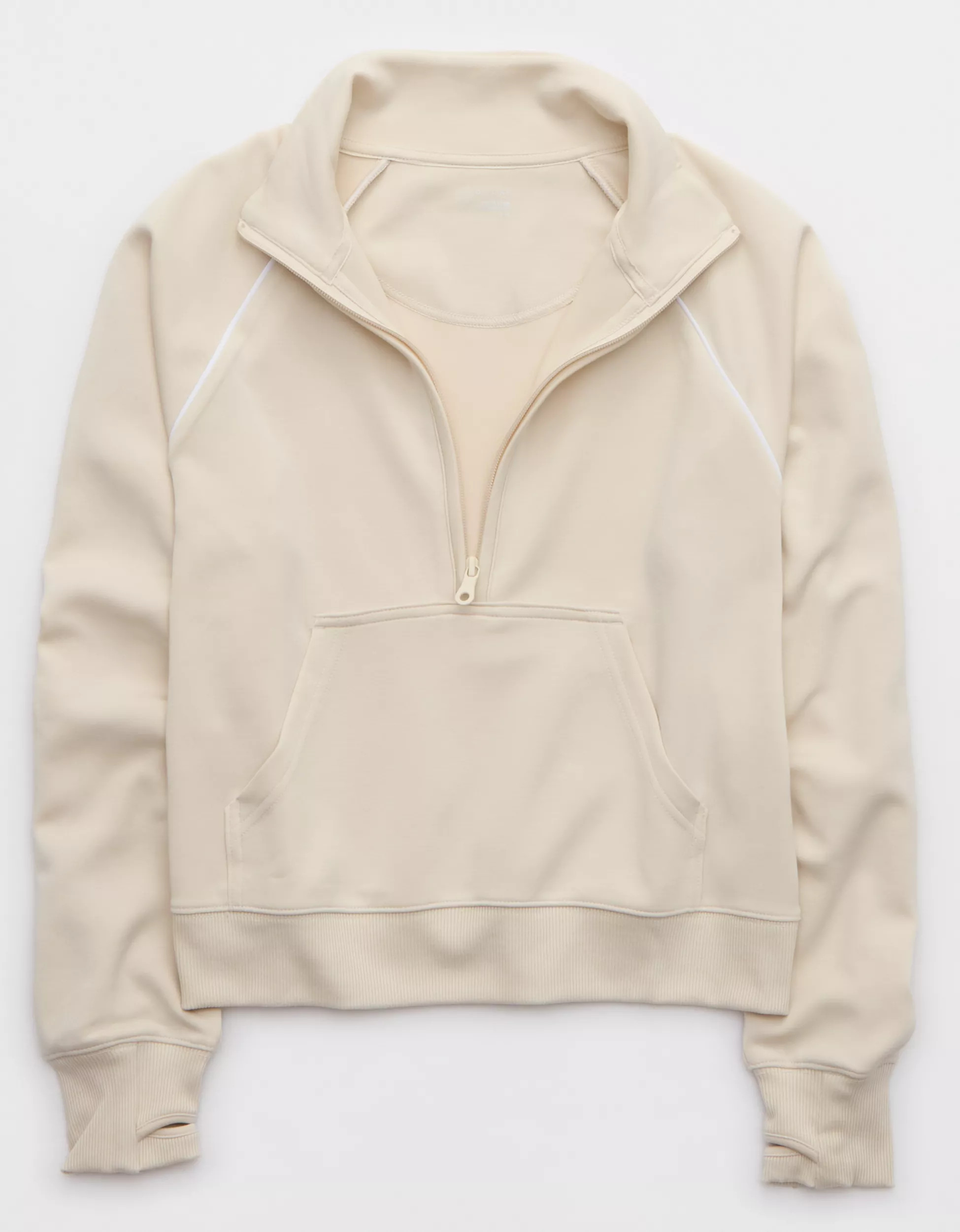 OFFLINE By Aerie ChillUp Quarter Zip Sweatshirt | Aerie