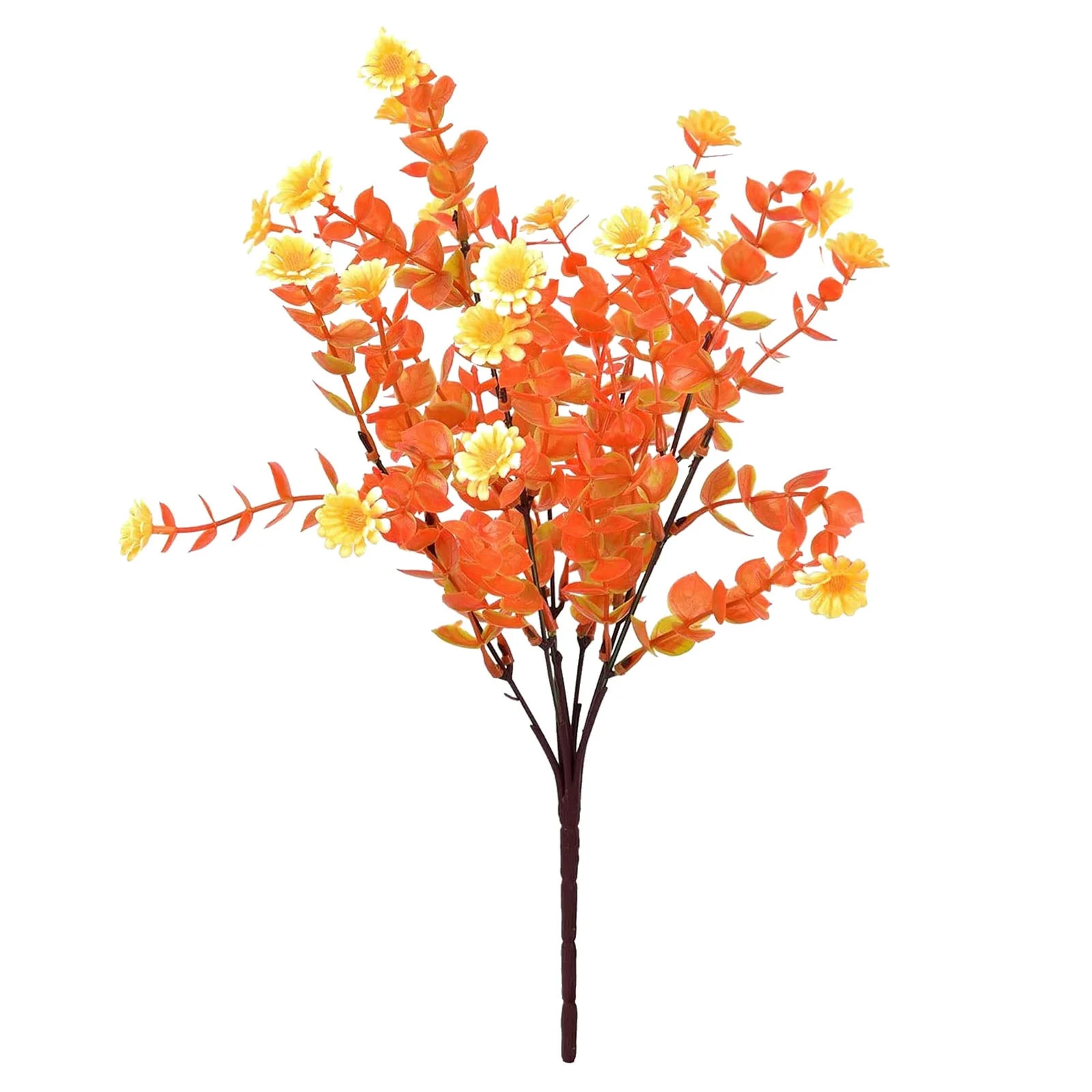 SHOPPLAND 1PC Artificial Fall Flowers Outdoor Plastic Faux Flowers Shrubs for Autumn Floral Arran... | Walmart (US)