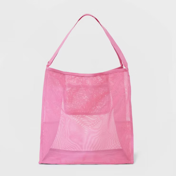 Mesh Shoulder Tote Handbag - Shade & Shore™ | Target