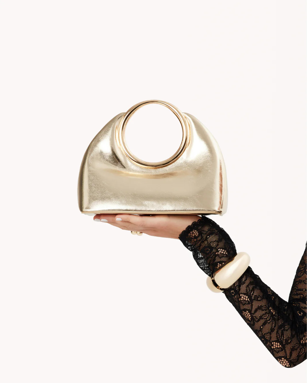 MONROE HANDLE BAG - GOLD METALLIC | Billini AU