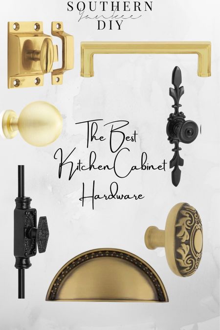 Mix & Match Kitchen Cabinet Hardware Styles 

The best vintage kitchen cabinet hardware in brass, black, & gold finishes 

#LTKhome #LTKunder50 #LTKstyletip
