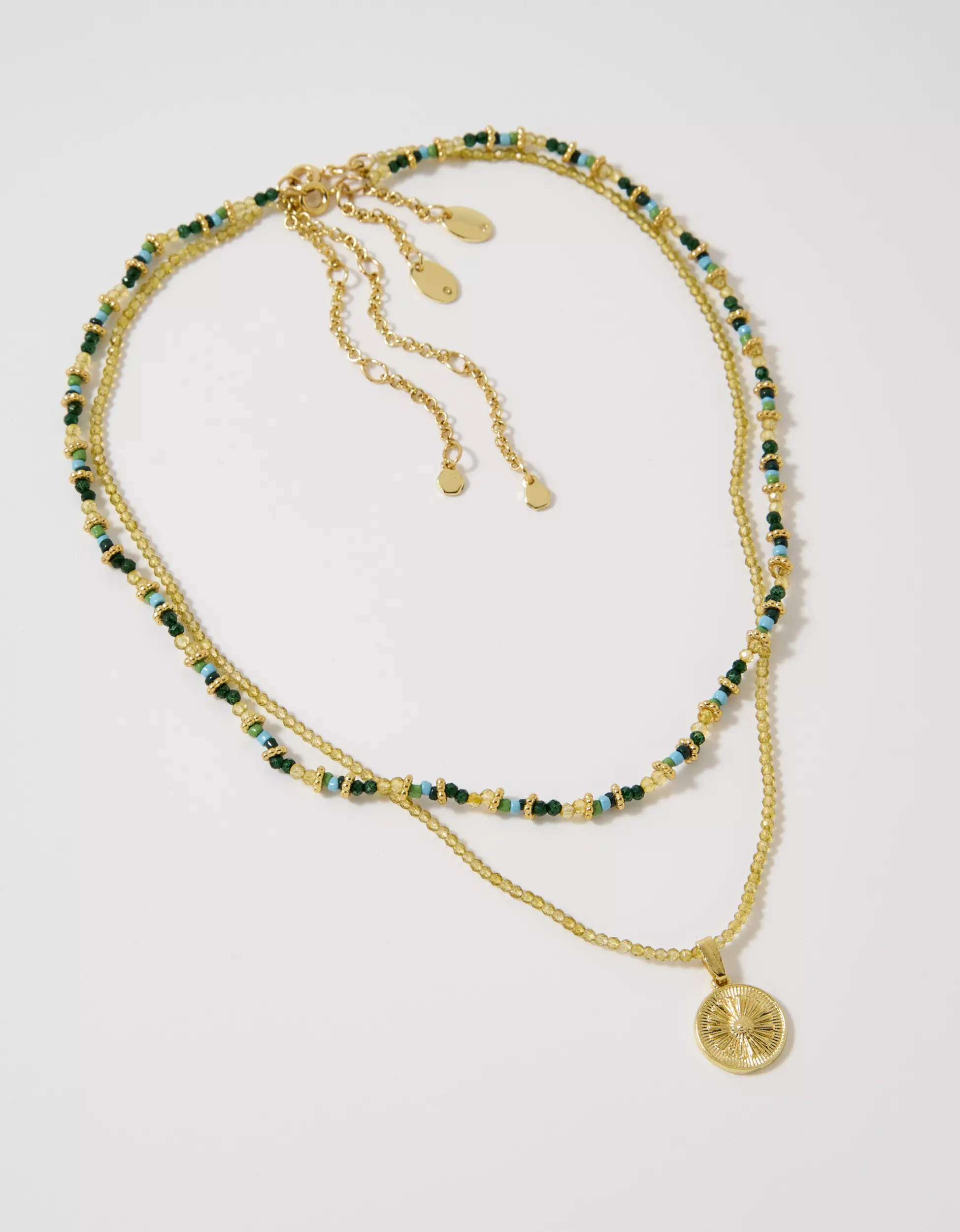 Aerie Mini Matte Beaded Necklace | Aerie