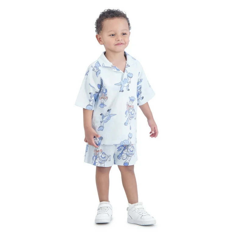 Toy Story Toddler Boys’ Resort Short and Shorts Set, 2-Piece, Sizes 12M-5T | Walmart (US)