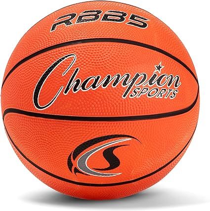 Champion Sports Official Heavy Duty Rubber Cover Nylon Basketballs | Amazon (US)