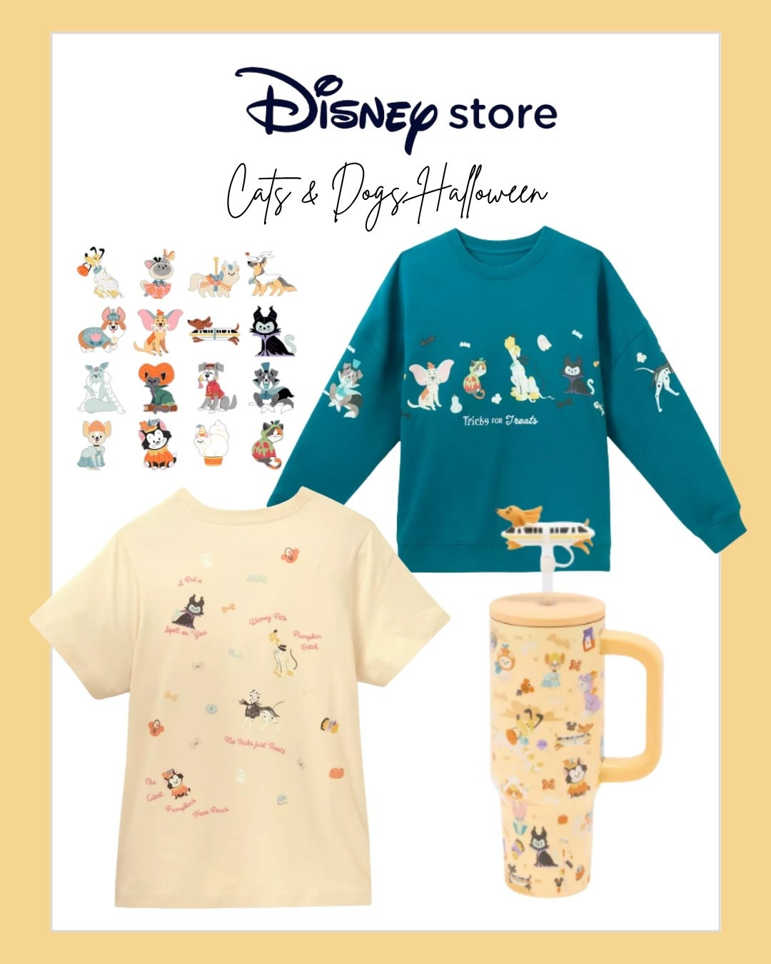 Disney Cats & Dogs Halloween🐶🐱🎃