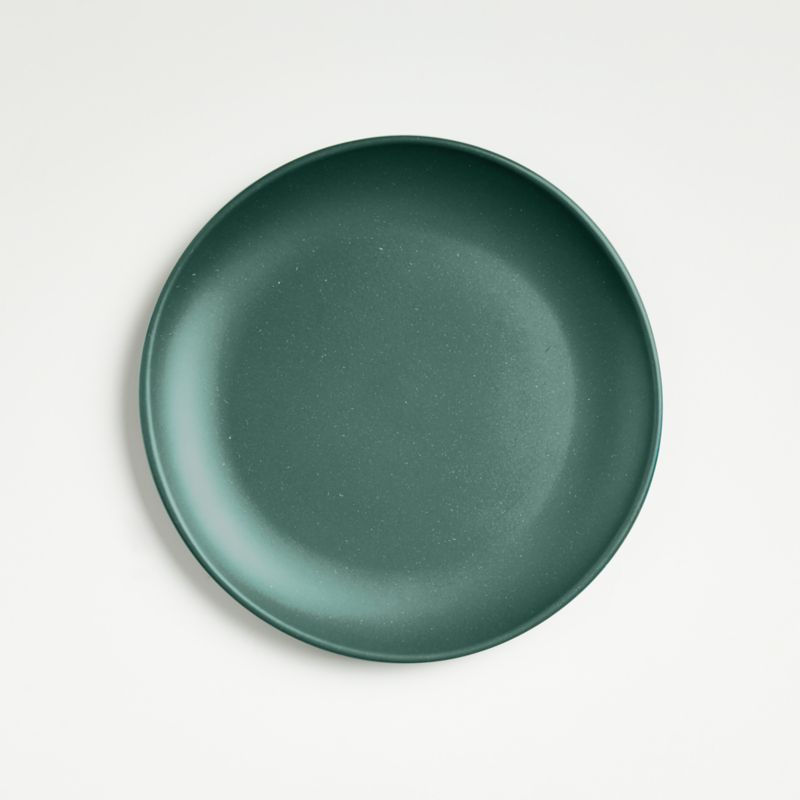 Audley Teal Bamboo and Melamine Salad Plate + Reviews | Crate and Barrel | Crate & Barrel