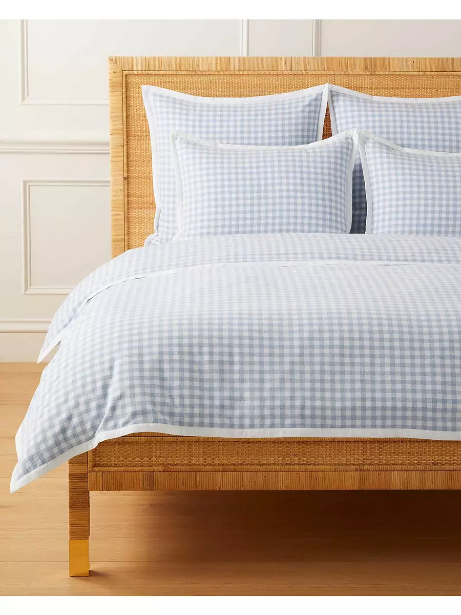 Belvedere  Brushed Cotton Duvet Cover | Serena and Lily