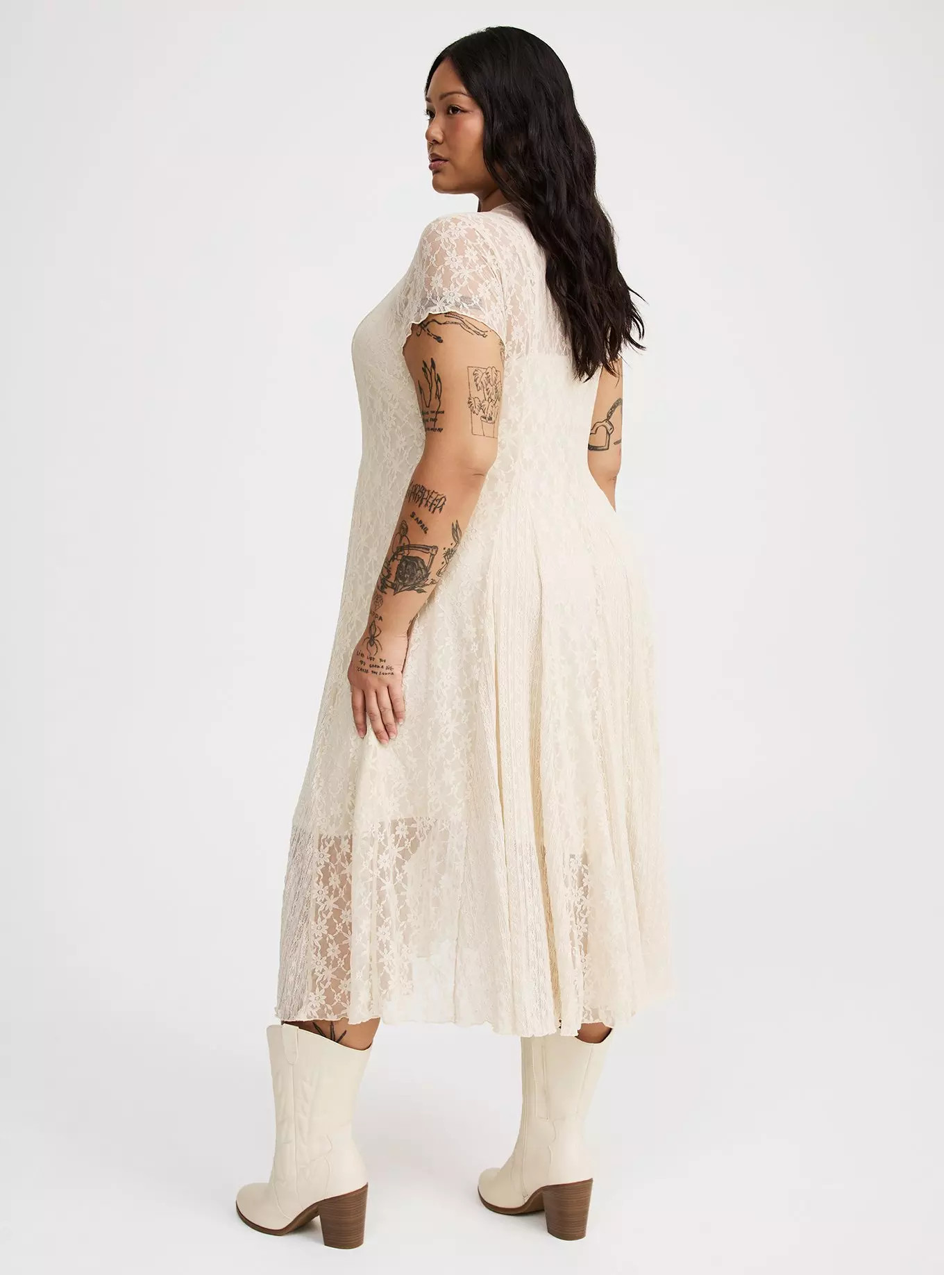 Mix Lace Maxi Dress | Torrid (US & Canada)