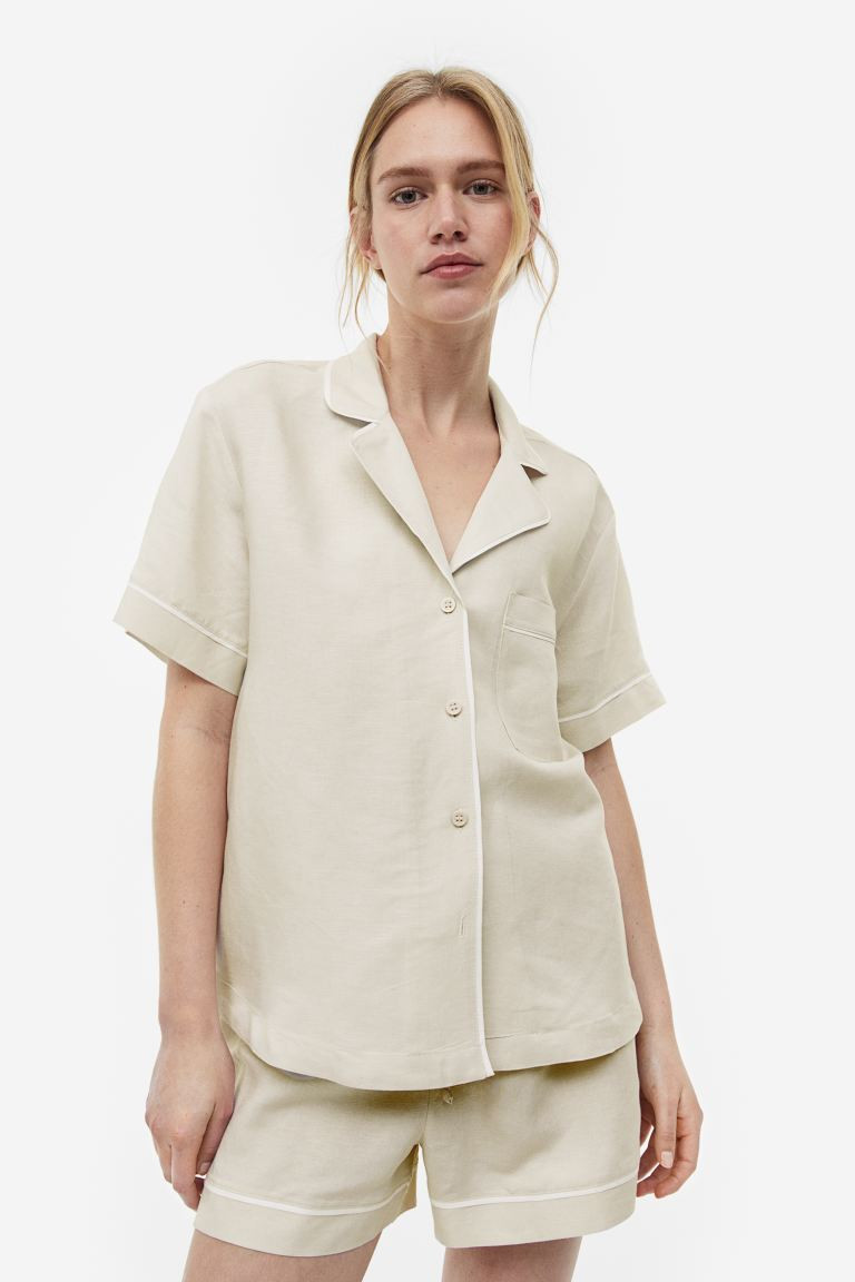 Linen-blend Pajamas | H&M (US + CA)